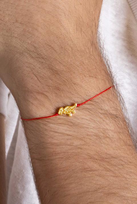 T Rex Adult String Bracelet Yellow Gold - Redline - 0++