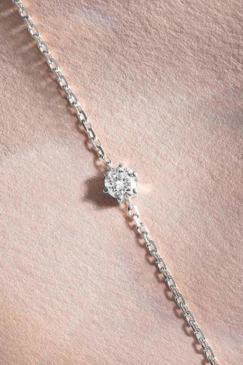 So Absolu diamond and white gold chain bracelet - Redline - 0++