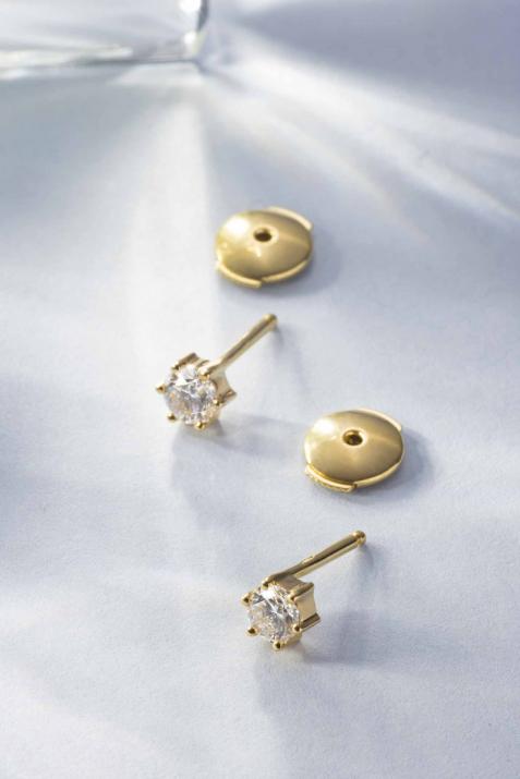 Absolu earring Yellow gold - Redline - 0++