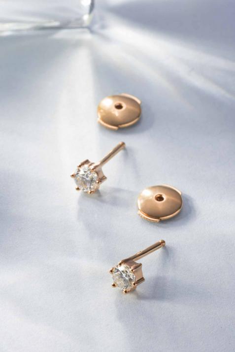 Absolu earring Pink gold - Redline - 0++
