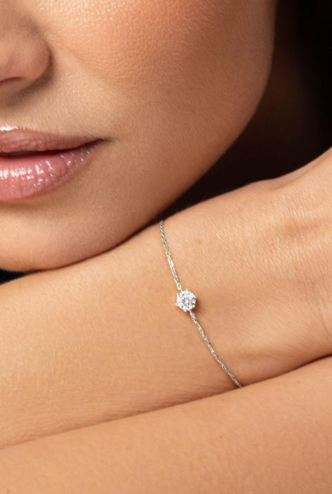 Madly Absolu Chain Bracelet White Gold - Redline - 0++