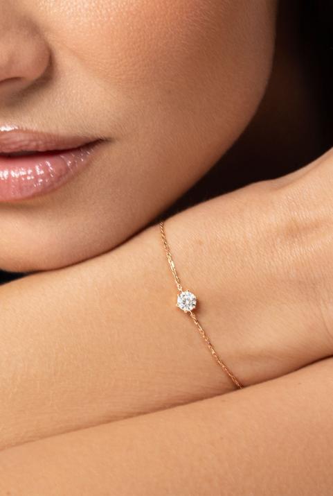 Madly Absolu Chain Bracelet Pink Gold - Redline - 0++