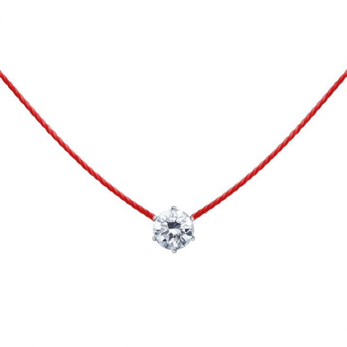 Madly Absolu Thread Necklace White Gold - Redline