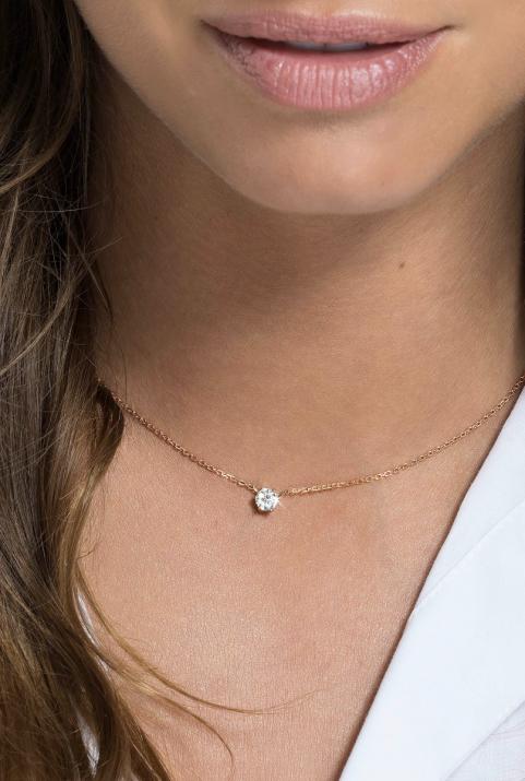 Madly Absolu Chain Necklace Pink Gold - Redline - 0++