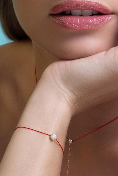 Deeply Absolu Thread Bracelet Pink Gold - Redline - 0++