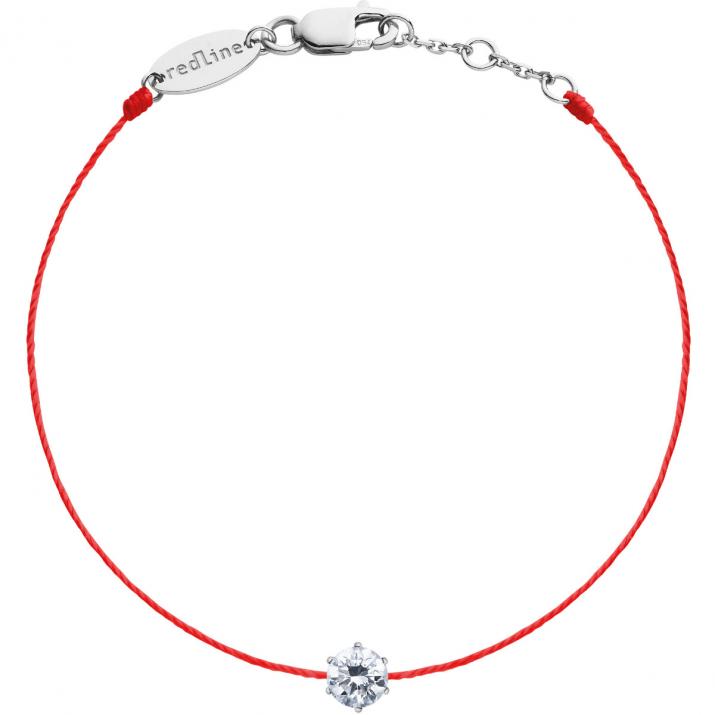 Deeply Absolu Thread Bracelet White Gold - Redline - 0++