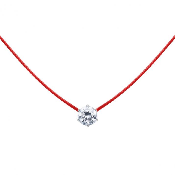 Deeply Absolu Thread Necklace White Gold - Redline