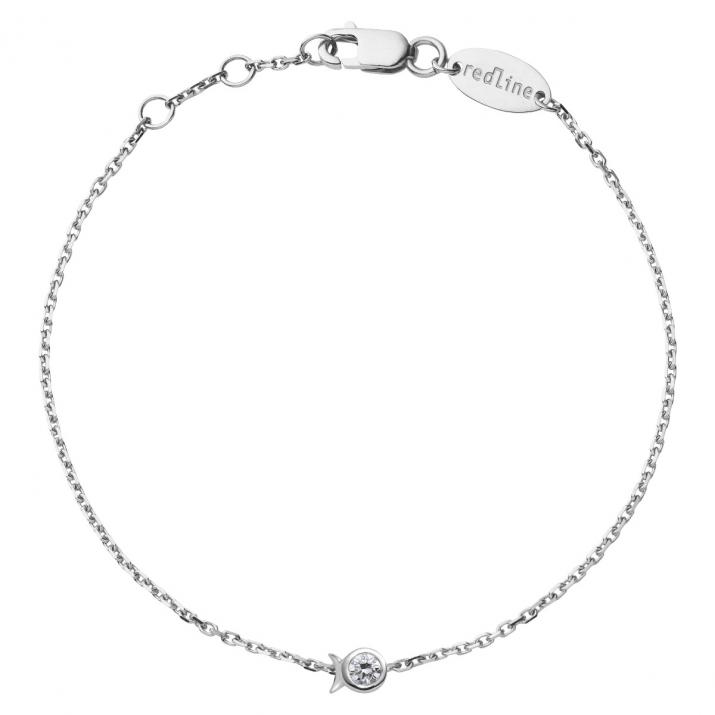 Mini Pure Fish Child Chain Bracelet White Gold - Redline - 0++