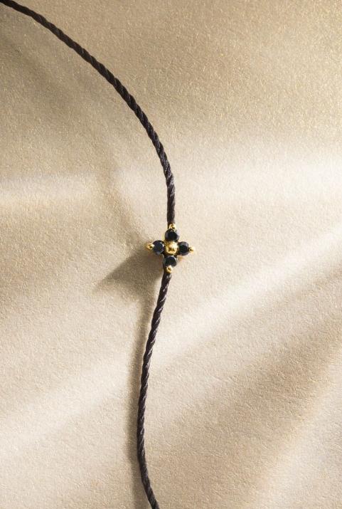 Bracelet Shiny Kcolor thread Yellow Gold - Redline - 0++