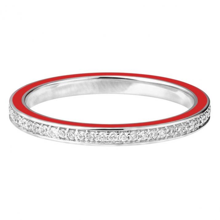 Si Joli Amour Ring in white gold - Redline - 0++