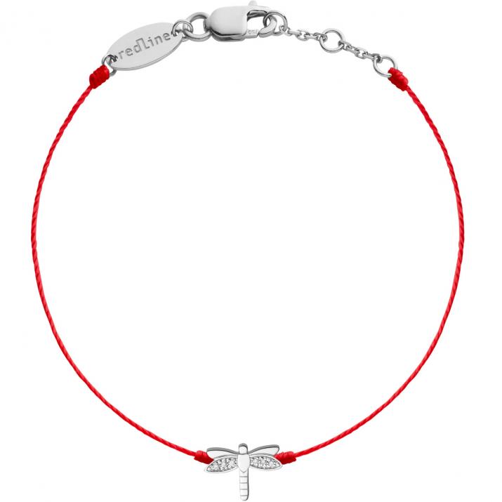 Dragonfly Bracelet thread White Gold - Redline - 0++