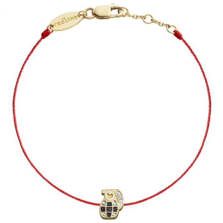Boum Bracelet Thread Men Yellow Gold - Redline - 0++