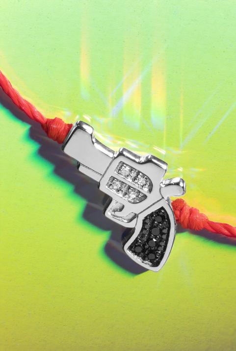 Men's Bang Bang Bracelet Thread White gold - Redline - 0++