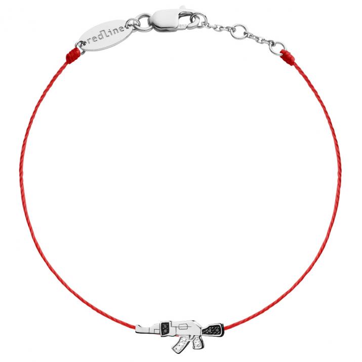 Men's Pan Pan Pan Bracelet Thread White gold - Redline - 0++