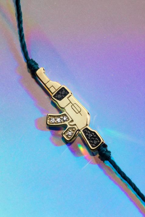 Men's Pan Pan Pan Bracelet Thread Yellow gold - Redline - 0++