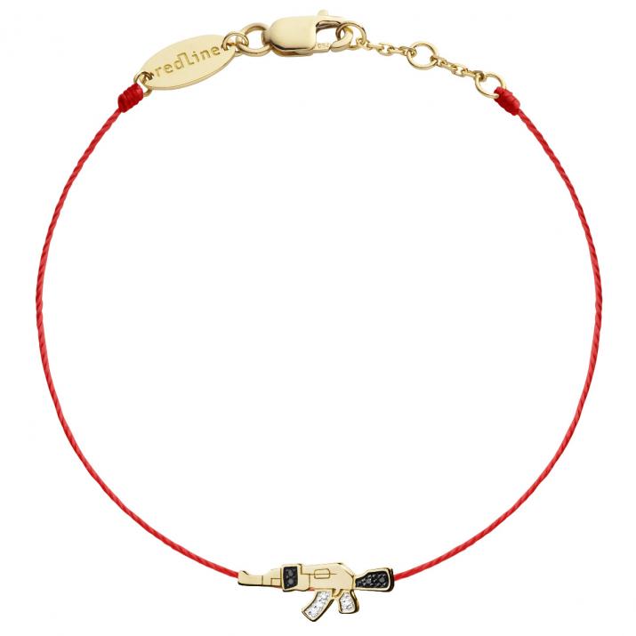 Men's Pan Pan Pan Bracelet Thread Yellow gold - Redline - 0++