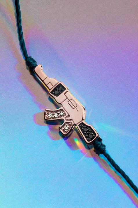 Men's Pan Pan Pan Bracelet Thread Rose Gold - Redline - 0++