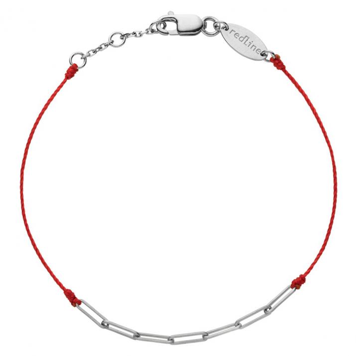 My Way thread Bracelet in White Gold - Redline - 0++
