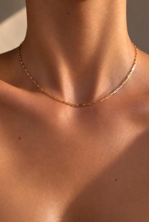 My Way chain necklace in Yellow Gold - Redline - 0++
