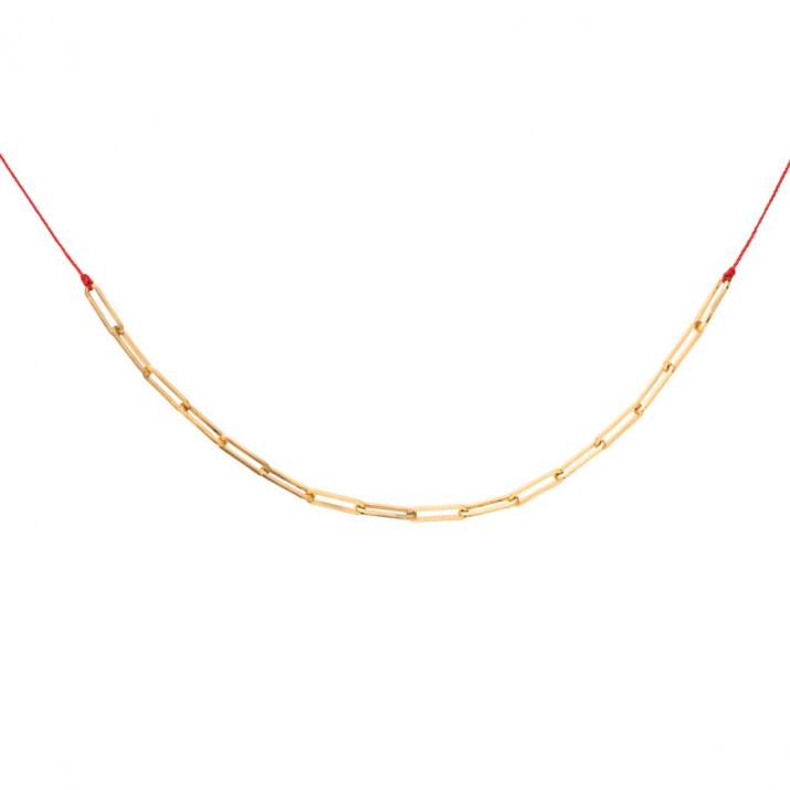 My Way thread Necklace in Yellow Gold - Redline - 0++