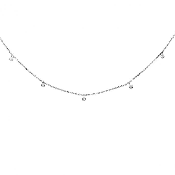 Women necklace Skylight White gold - Redline - 0++