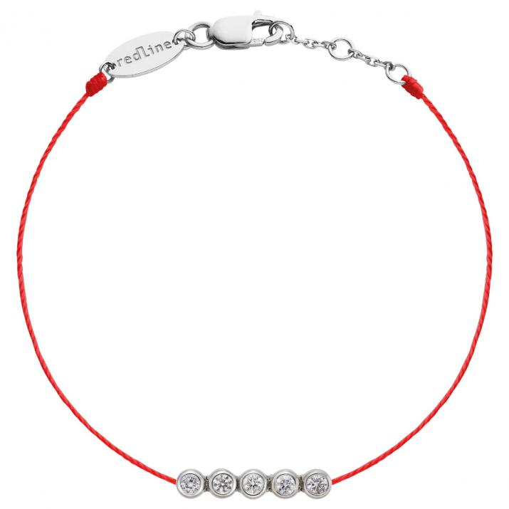 River 5 Bracelet thread White Gold - Redline - 0++
