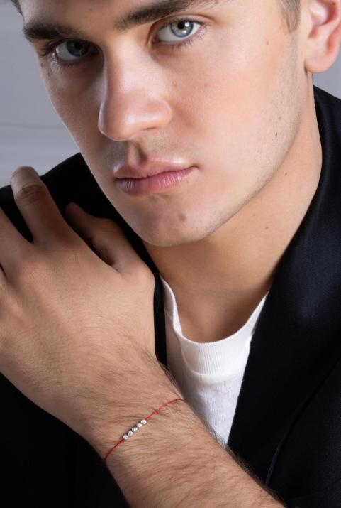 River 5 Bracelet thread White Gold - Redline - 0++