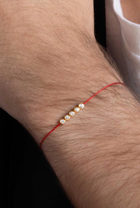 River 5 Bracelet thread Pink Gold - Redline - 0++