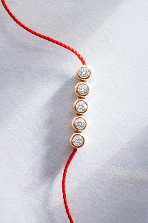 River 5 Bracelet thread Pink Gold - Redline - 0++