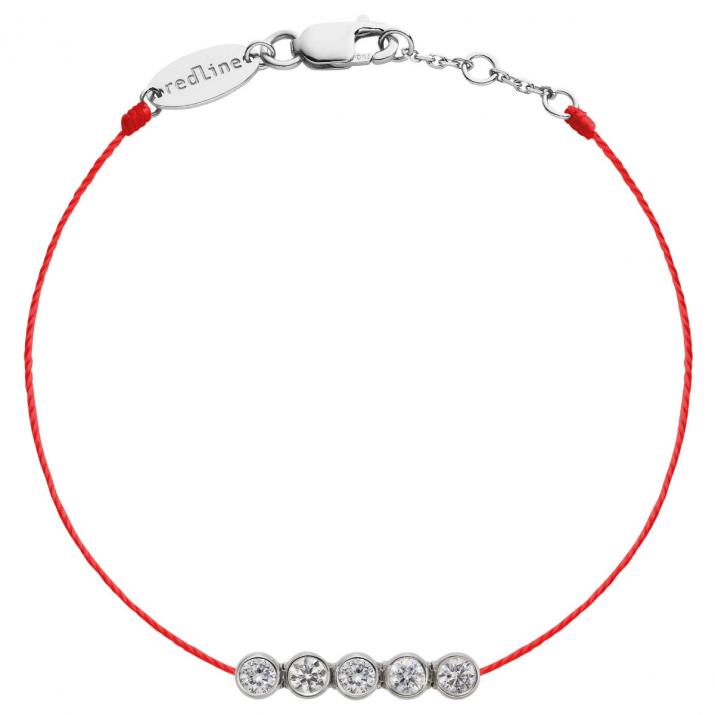 River 5 Pure Bracelet Thread Men White Gold - Redline - 0++