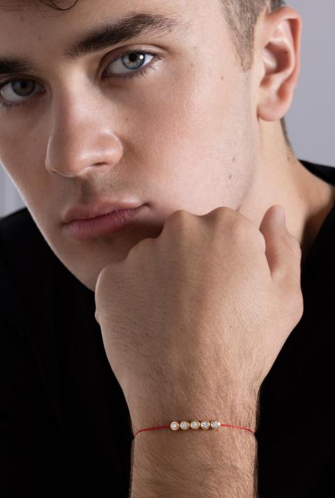 River 5 Pure Bracelet Thread Men Rose Gold - Redline - 0++