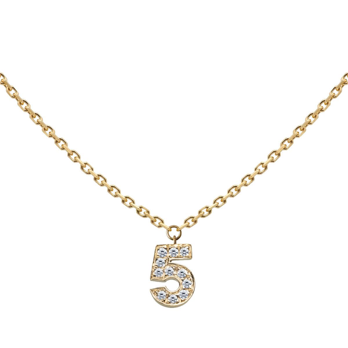 Number chain necklace cheap