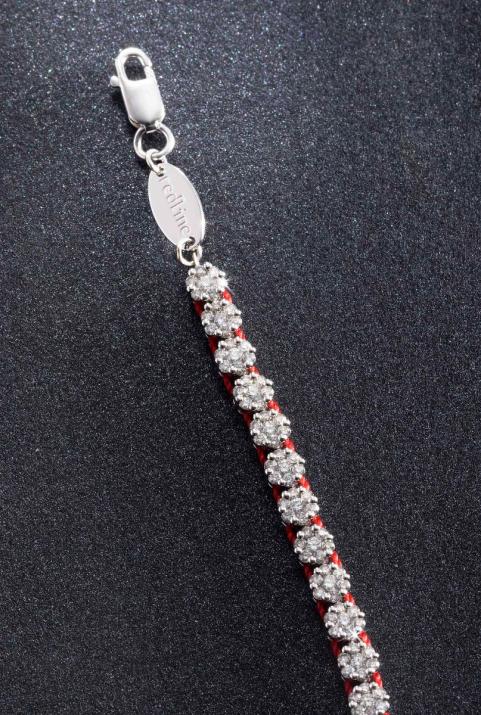 Bracelet Illusion River Thread White Gold - Redline - 0++