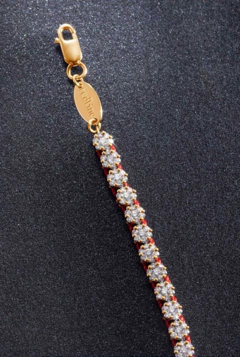 Bracelet Illusion River Thread Rose Gold - Redline - 0++