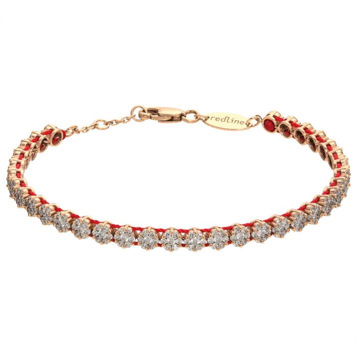 Bracelet Illusion River Thread Rose Gold - Redline - 0++