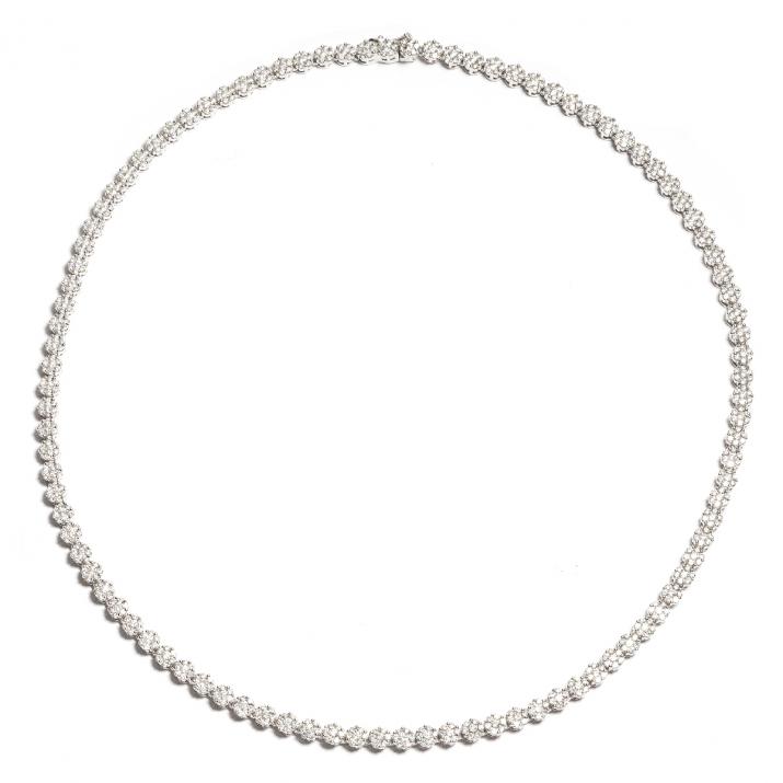 Illusion River Necklace White Gold - Redline - 0++