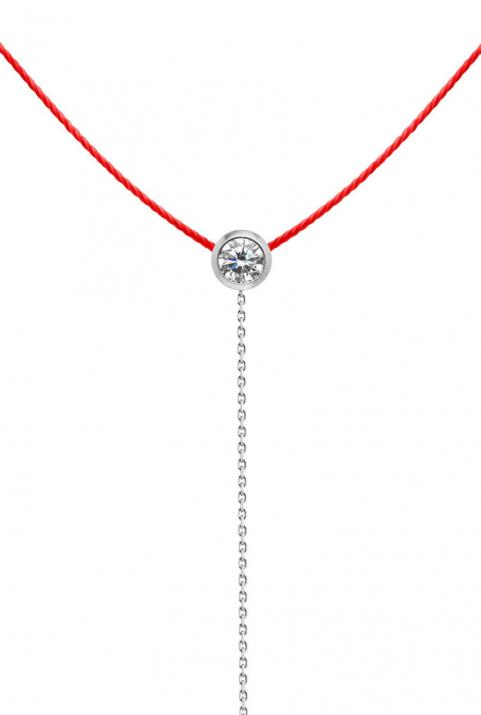 Pure Seduction Thread Necklace White Gold - Redline - 0++
