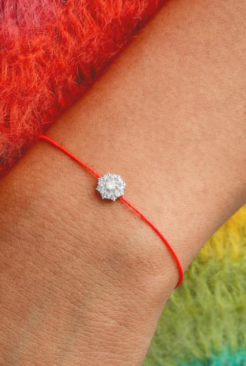 Bracelet Sunny Thread White Gold - Redline - 0++