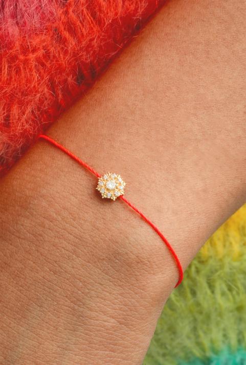 Bracelet Sunny Thread Yellow Gold - Redline - 0++