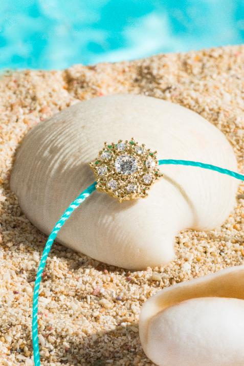 Bracelet Sunny Thread Yellow Gold - Redline - 0++