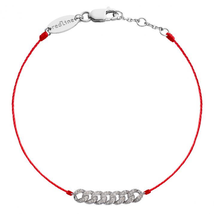 Links Bracelet Thread White Gold - Redline - 0++