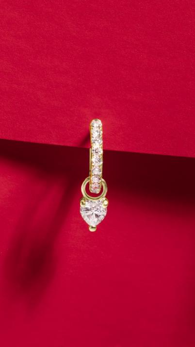 Sa Bien Aimé Charm Pendant Yellow Gold - Redline - 0++