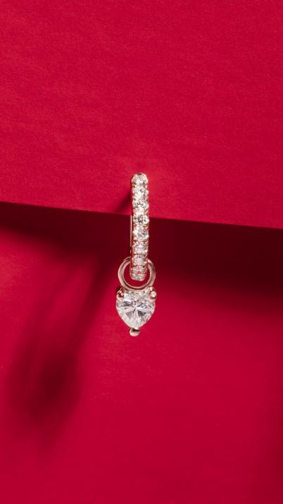 Sa Bien Aimé Charm Pendant Rose Gold - Redline - 0++