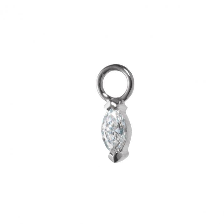Majeste Charm Pendant White Gold - Redline - 0++