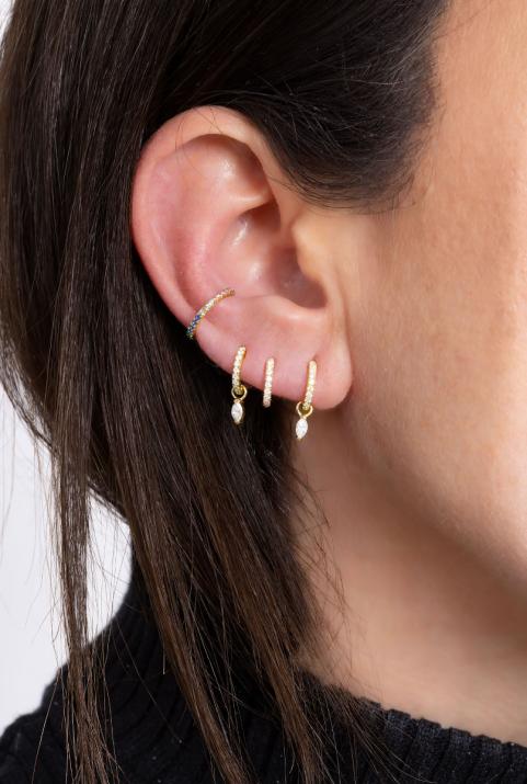 Ear Cuff Si Joli Rainbow Earring Yellow Gold - Redline - 0++