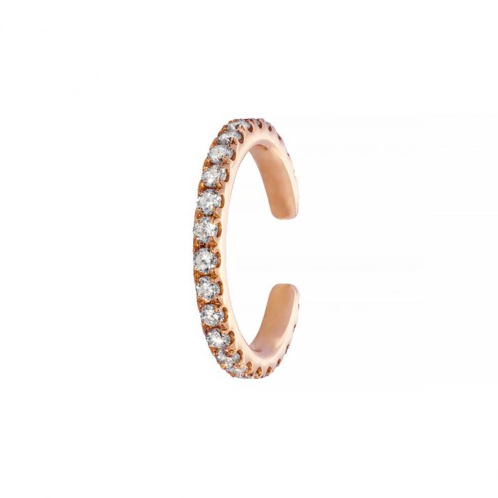Ear Cuff Si Joli Diamant Earring Rose Gold - Redline - 0++