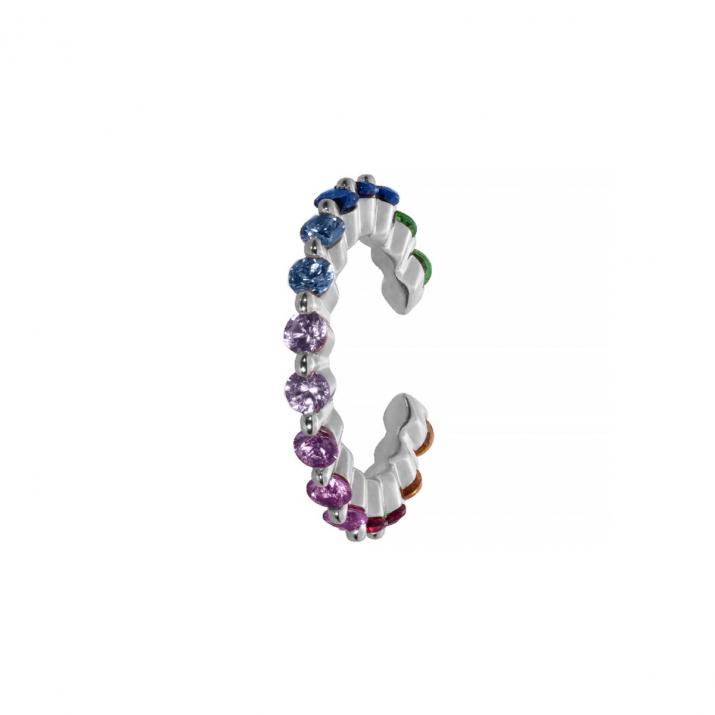 Ear Cuff Si Joli Aurelange Rainbow Earring White Gold - Redline