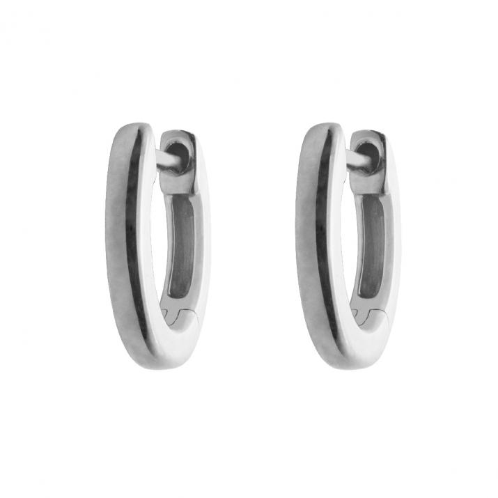 Si Joli Mini Creole Or Earring White Gold - Redline - 0++