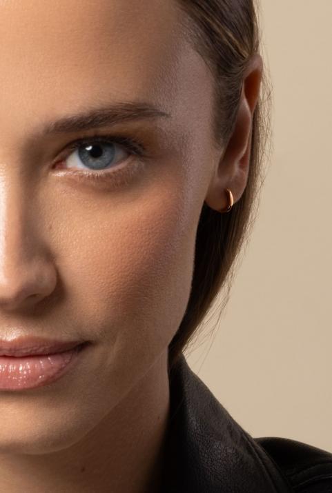 Si Joli Mini Creole Or Earring Rose Gold - Redline - 0++