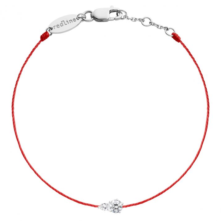 Abby Bracelet Thread White Gold - Redline - 0++